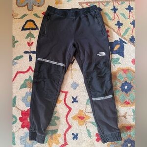 The North Face Men’s Black Joggers Sweatpants with Aztec trim design